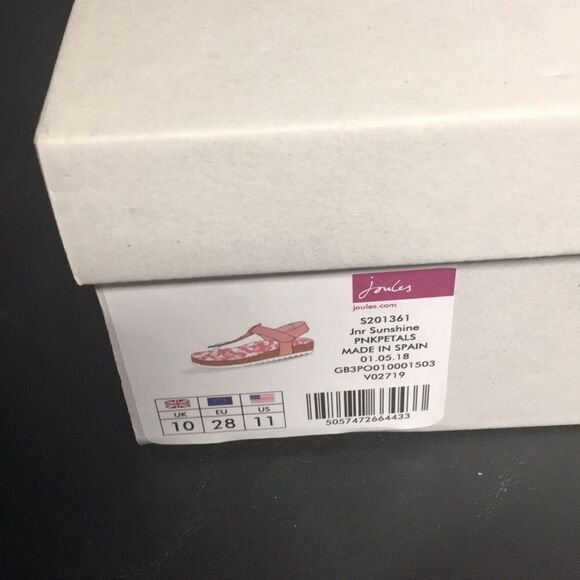 New ❤️ Joules SUNDALE TOE POST SANDAL - Picture 8 of 9